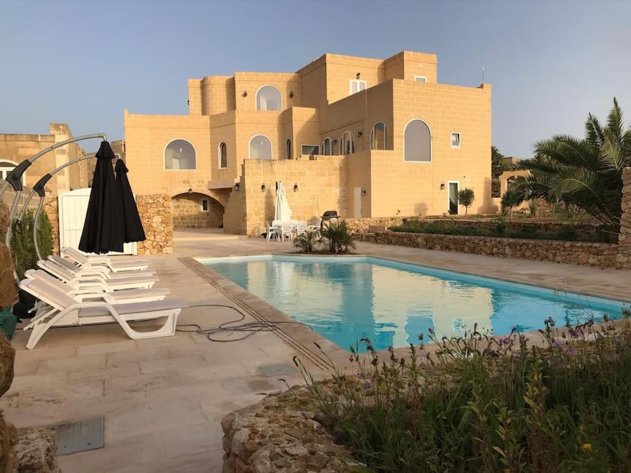 Farmhouse Villa With Large Pool And Garden In Gozo Арб Екстер'єр фото