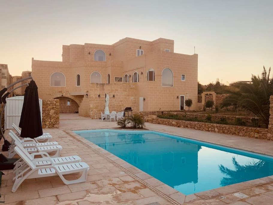 Farmhouse Villa With Large Pool And Garden In Gozo Арб Екстер'єр фото